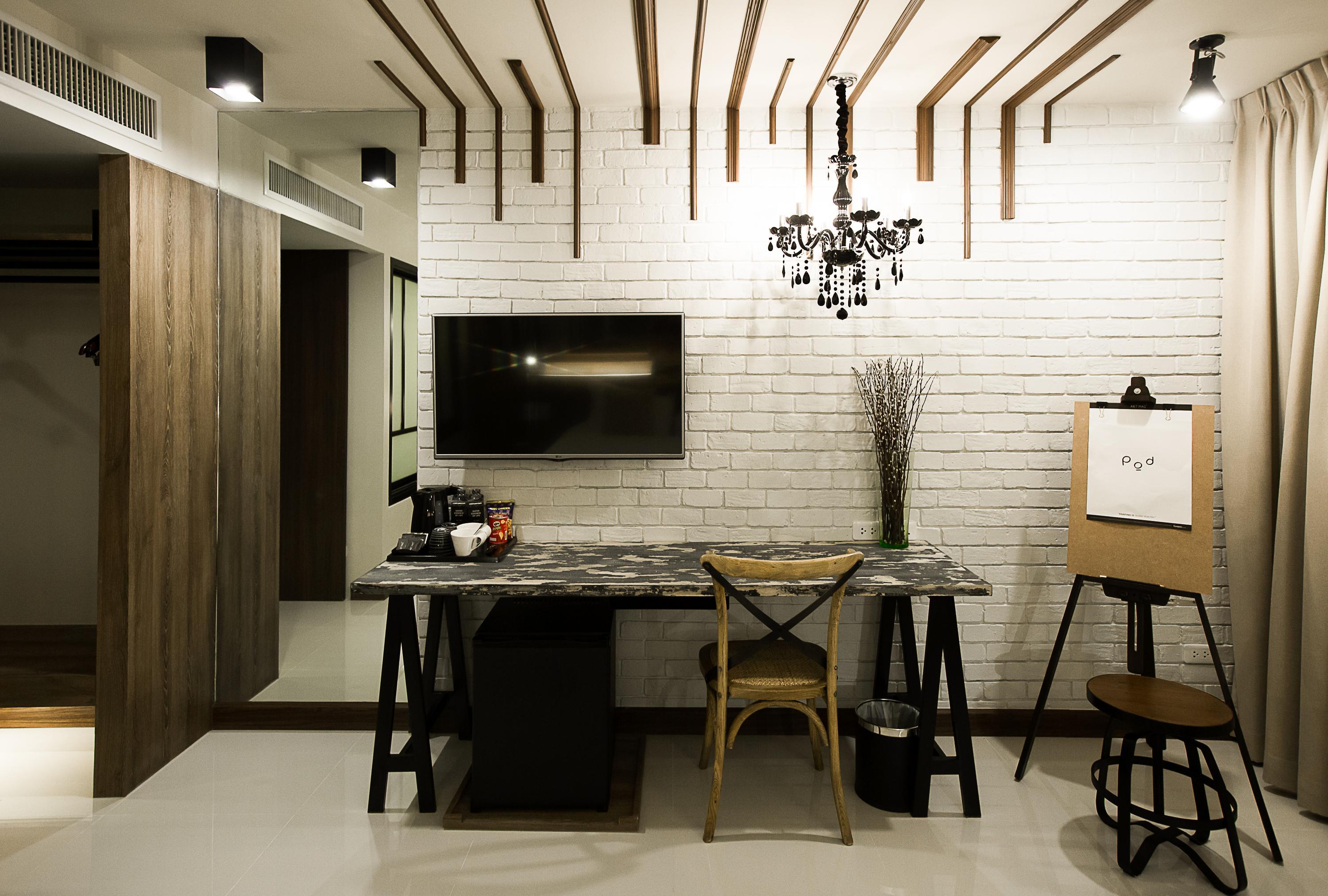 Art Mai Gallery Nimman Hotel Chiang Mai Luaran gambar A 3D interior design of a dining room