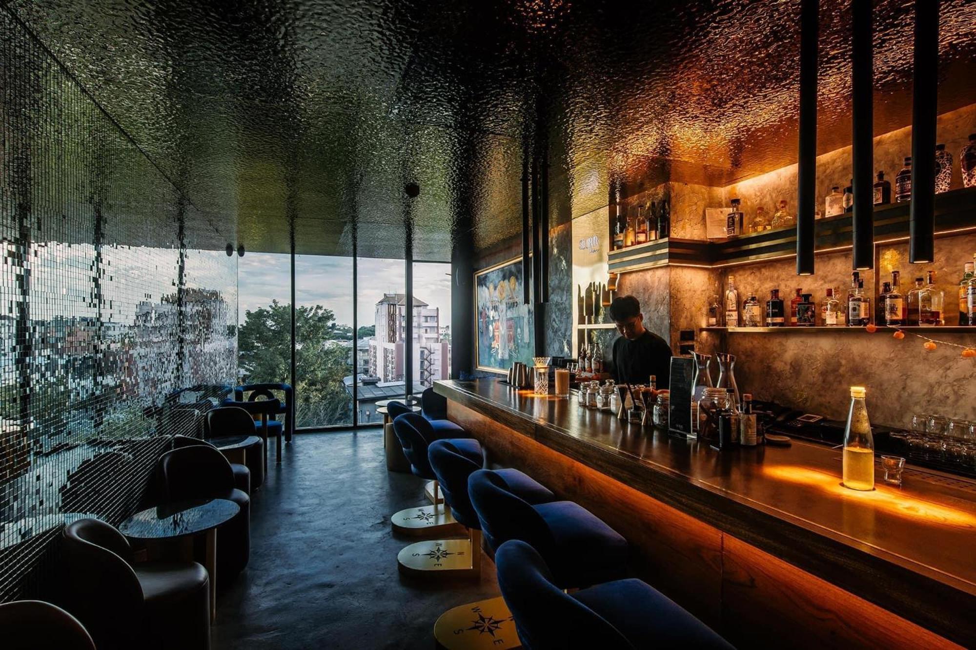 Art Mai Gallery Nimman Hotel Chiang Mai Luaran gambar The bar at the 10th floor